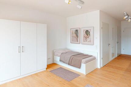 Möbliertes 1-Zimmer-Apartment mit Einbauküche und Balkon 1 zimmer