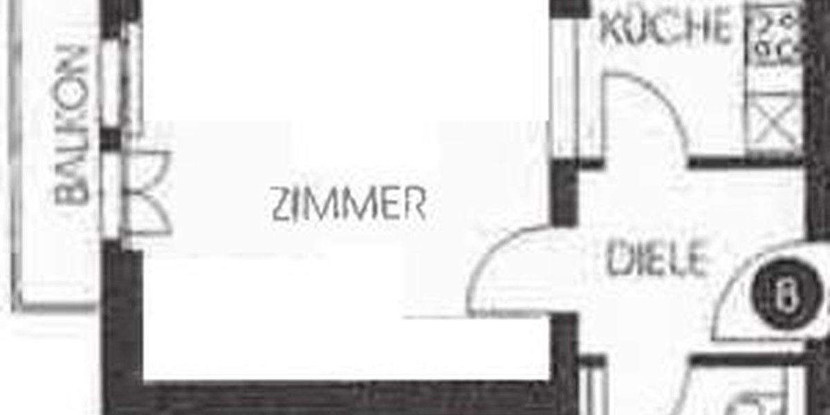 Bestlage Bad Nauheim: 1ZKBB am Kurpark, nach Süden, 40 qm, in Jugendstil-Baudenkmal 1 zimmer