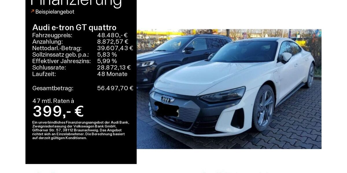 Audi e-tron GT 56.171 km 47.999 &euro; Hofheim 65719