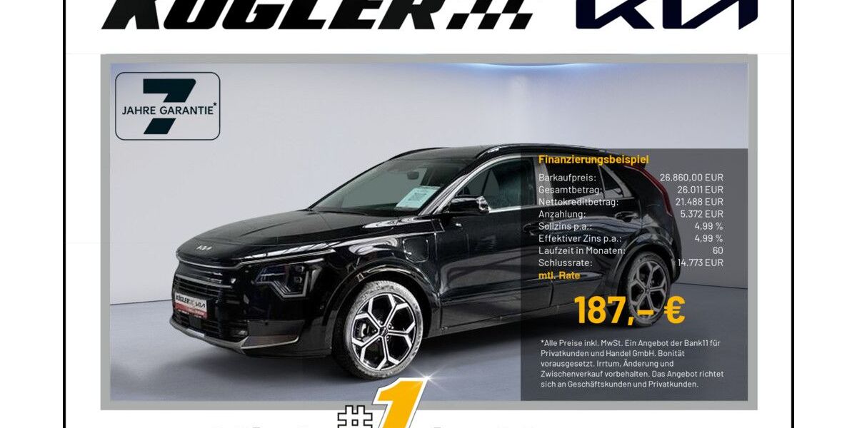 Kia Niro 21.814 km 25.440 &euro; Rosbach | Frankfurt Nord 61191