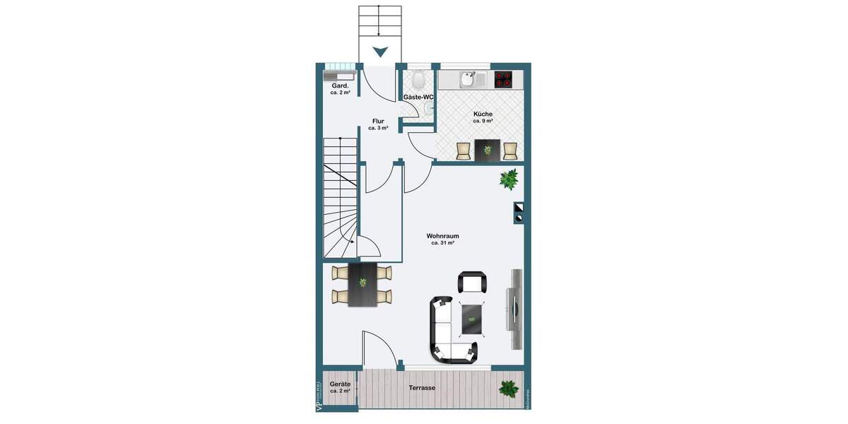Reihenmittelhaus Frankfurt am Main Eckenheim - 6 Zimmer, 137 m&sup2;, 620.000&euro; | Angebot:24989665