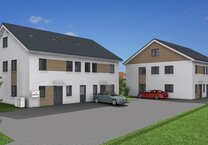 Neubau: Energiespar- Doppelhaushälfte mit Süd- Garten in bester Lage von Usingen !!!