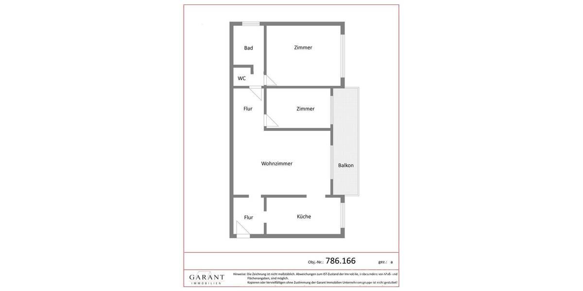 Etagenwohnung Frankfurt am Main Eckenheim - 3 Zimmer, 84 m&sup2;, 299.000&euro; | Angebot:26203912