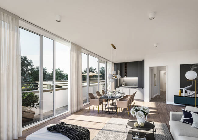 Etagenwohnung Frankfurt am Main Kalbach-Riedberg - 4 Zimmer, 117 m&sup2;, 1.086.600&euro; | Angebot:23974910