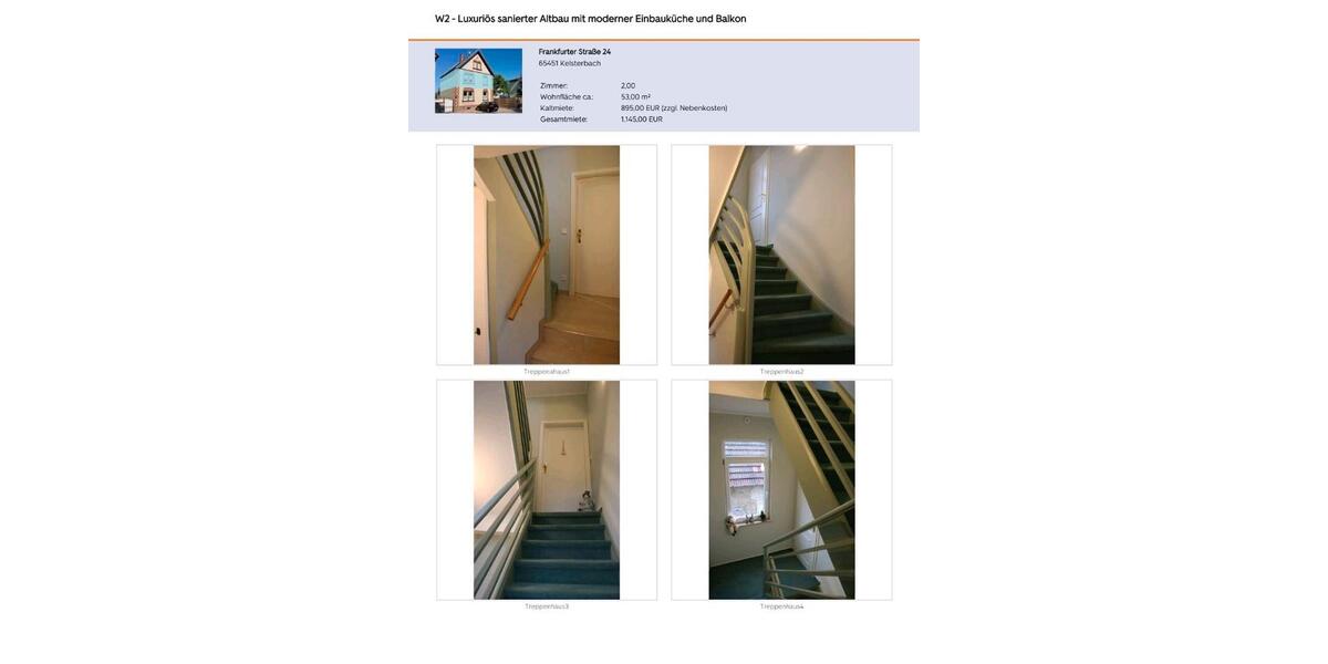 Etagenwohnung Kelsterbach - 2 Zimmer, 53 m&sup2;, 1.145&euro; | Angebot:25662532