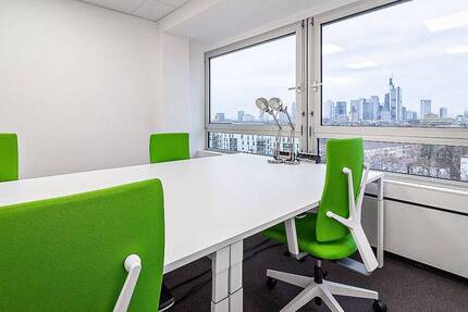 Arbeiten mit Skylineblick: professionelle Offices und Coworking - All-in-Miete
