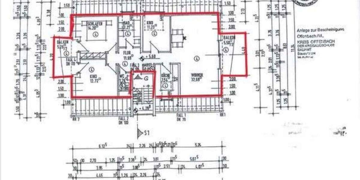 Etagenwohnung Rödermark Ober-Roden - 4 Zimmer, 102 m&sup2;, 350.000&euro; | Angebot:25755156