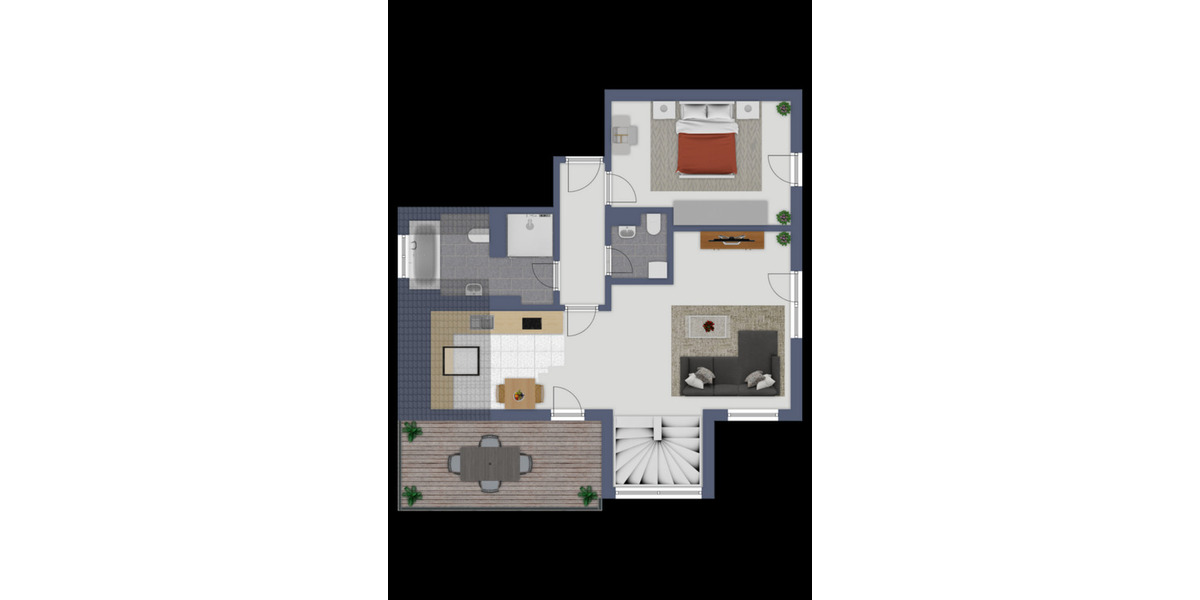 Etagenwohnung Frankfurt am Main Bergen-Enkheim - 2 Zimmer, 87 m&sup2;, 1.525&euro; | Angebot:23435976