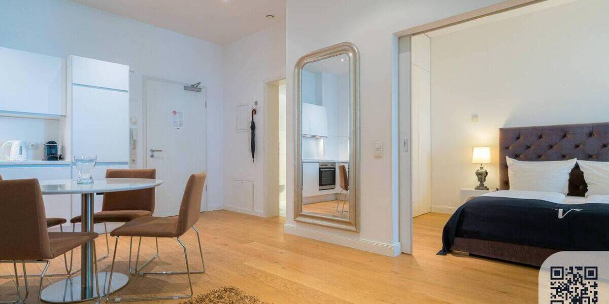 Etagenwohnung Frankfurt am Main Sachsenhausen - 2 Zimmer, 43 m&sup2;, 2.266&euro; | Angebot:25820473