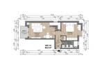 Etagenwohnung Offenbach am Main Bürgel - 2 Zimmer, 46 m&sup2;, 264.960&euro; | Angebot:26908461