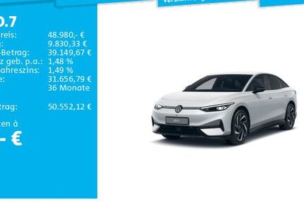 VW ID.7 10.235 km 48.320 &euro; Frankfurt 60326