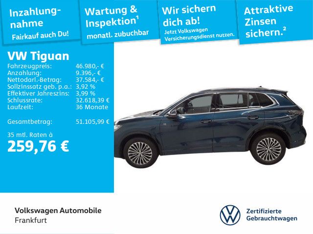 VW Tiguan 12.183 km 46.980 &euro; Frankfurt 60326