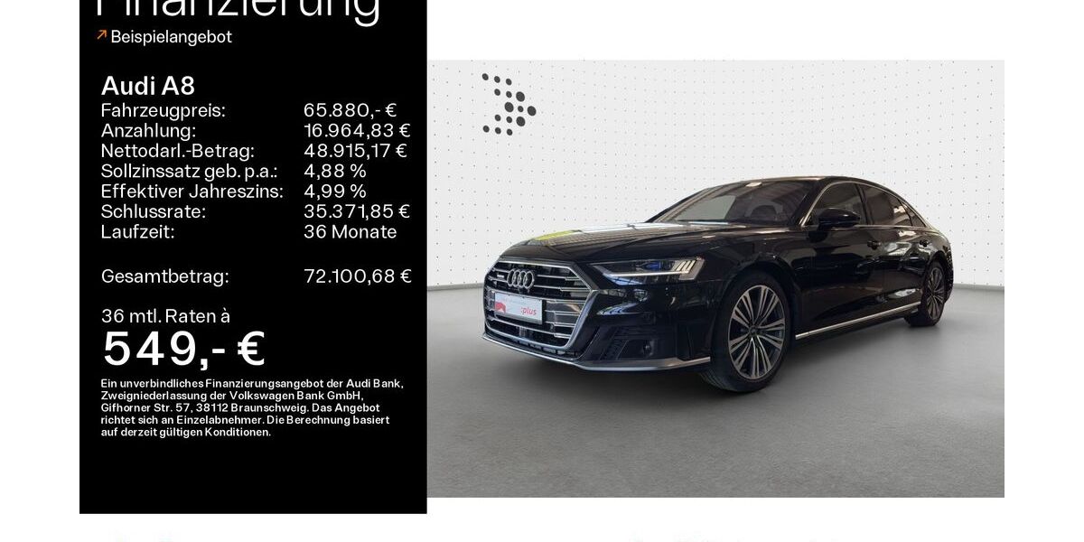 Audi A8 49.000 km 65.880 &euro; Hofheim 65719