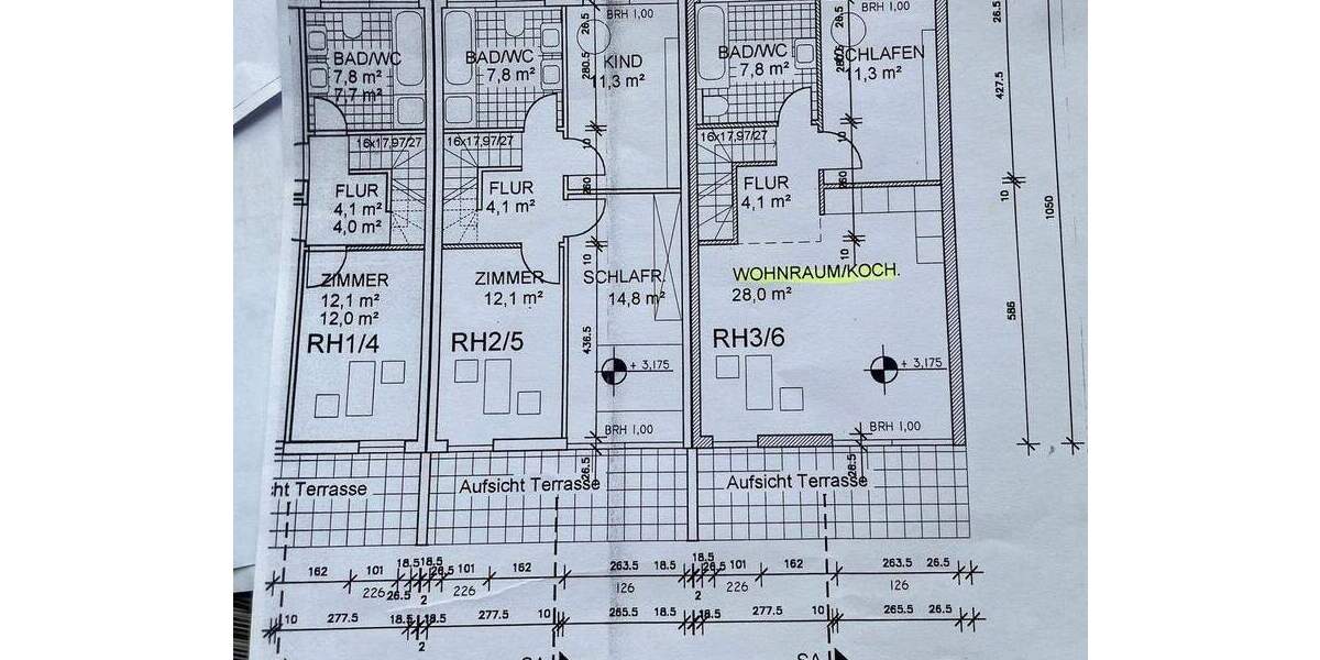 Reihenendhaus Bad Vilbel - 6 Zimmer, 137 m&sup2;, 629.000&euro; | Angebot:25721081