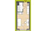 Etagenwohnung Frankfurt am Main Gallus - 1 Zimmer, 23 m&sup2;, 883&euro; | Angebot:26661973