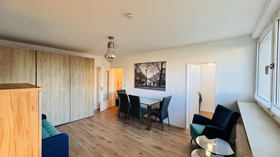 Etagenwohnung Frankfurt am Main Nied - 1 Zimmer, 29 m&sup2;, 800&euro; | Angebot:26532057