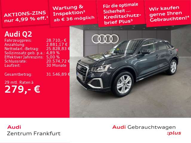Audi Q2 5.900 km 28.711 &euro; Frankfurt 60314