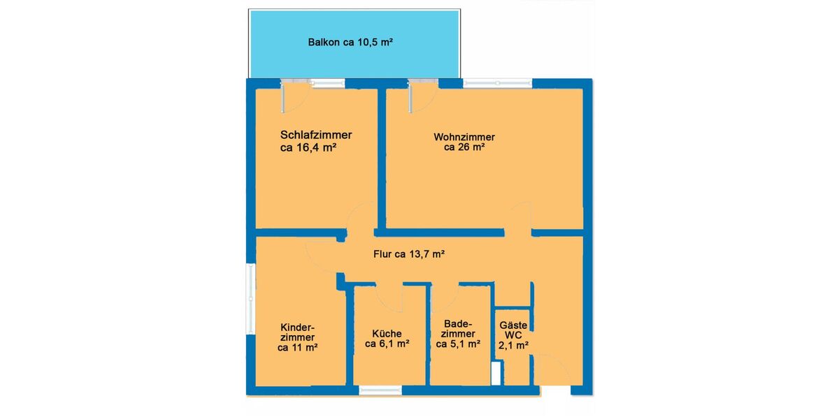 Provisionsfrei* Sanierte und helle 3-Zimmer-Wohnung mit großem Balkon & Garage in Frankfurt Oberrad - Etagenwohnung Frankfurt am Main Oberrad | Angebot:25355546