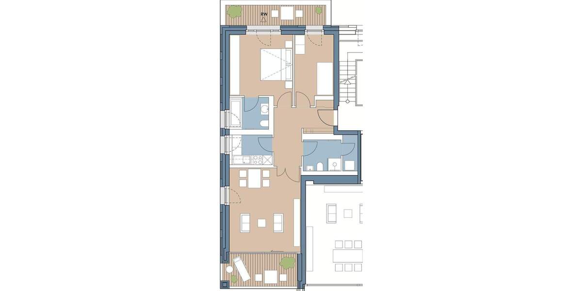 ***Ihr neues Zuhause am Mainufer***Exklusive 3-Zi. Luxuswohnung mit 2 Bädern & 2 Balkonen 3 zimmer