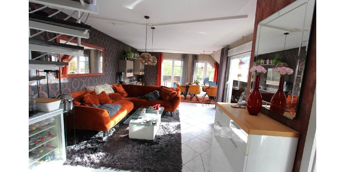 albero:) Penthouse-Feeling direkt am Main - Maisonettenwohnung Mainhausen Mainflingen | Angebot:25428535