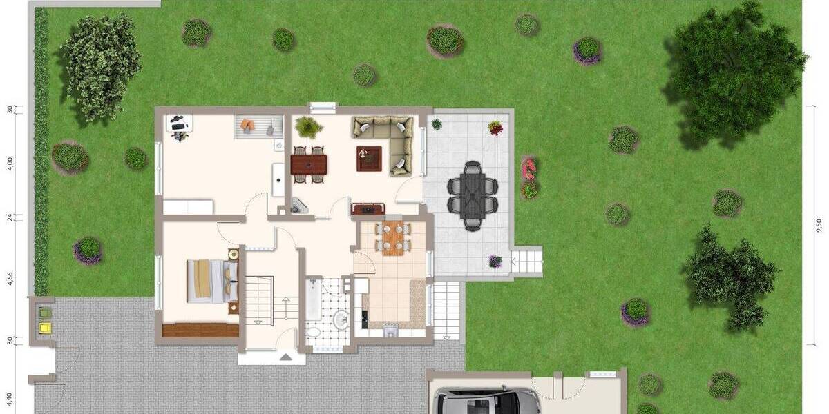 Einfamilienhaus Rüsselsheim am Main Bauschheim - 3 Zimmer, 96 m&sup2;, 548.000&euro; | Angebot:24115008