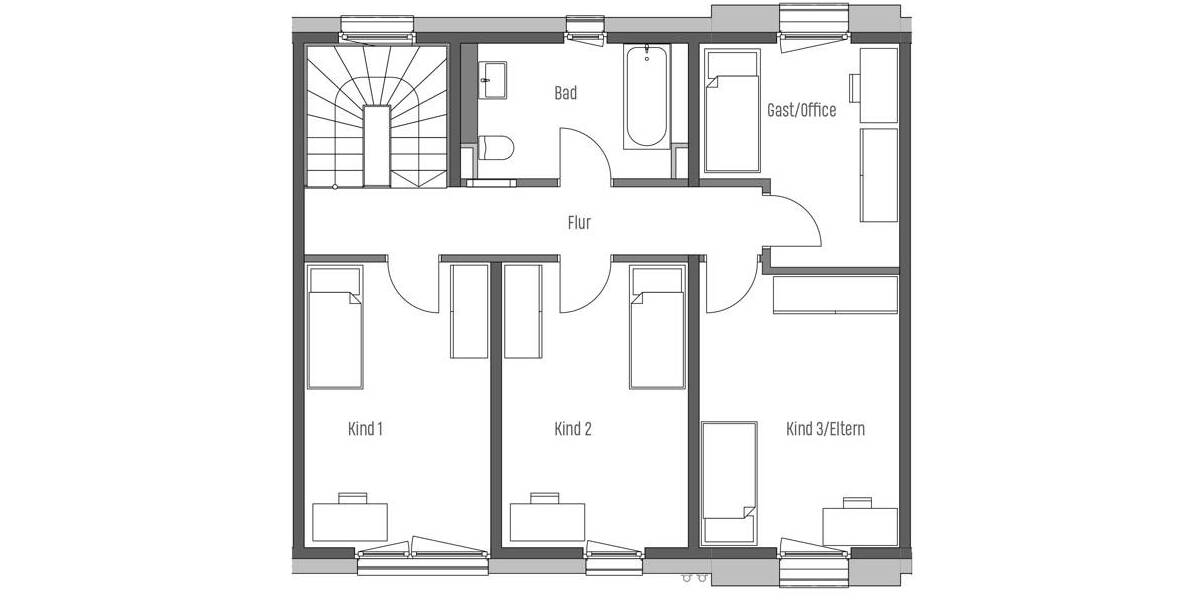 Reihenmittelhaus Frankfurt am Main Kalbach-Riedberg - 6 Zimmer, 169 m&sup2;, 1.731.500&euro; | Angebot:25704333