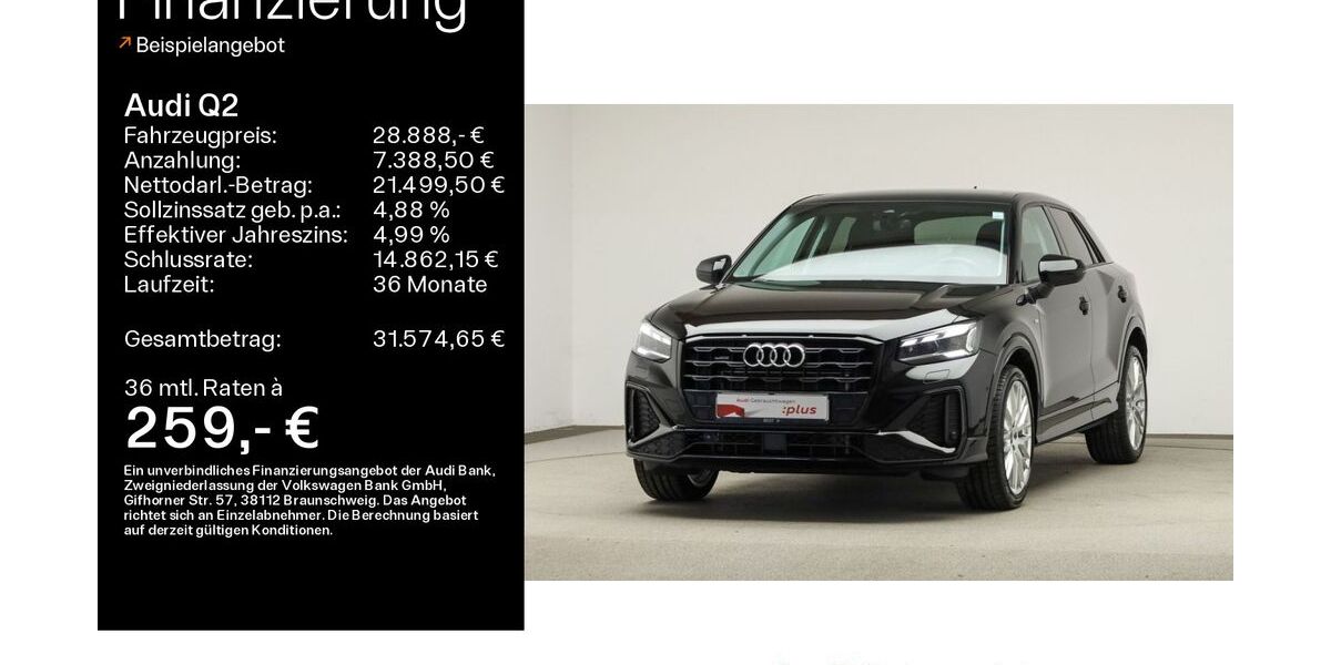 Audi Q2 64.850 km 28.888 &euro; Mühlheim 63165