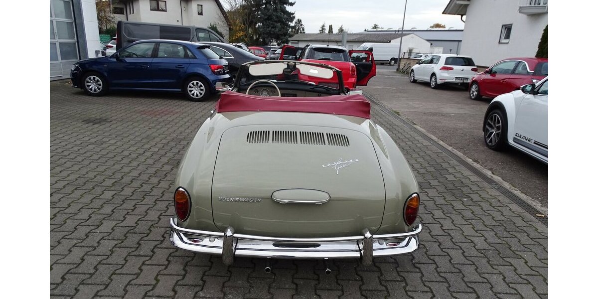 VW Karmann Ghia Cabrio vollständig restauriert 1.200 km 59.900 &euro; Rodgau 63110