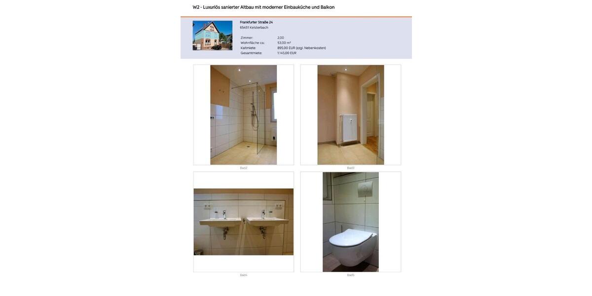 Etagenwohnung Kelsterbach - 2 Zimmer, 53 m&sup2;, 1.145&euro; | Angebot:25662532