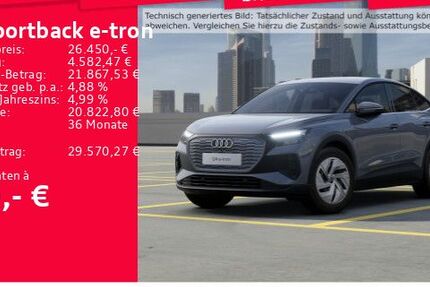 Audi Q4 e-tron 24.841 km 25.750 € Frankfurt am Main 60314
