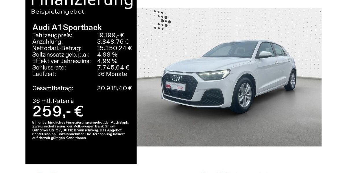 Audi A1 53.700 km 18.699 &euro; Hanau 63452