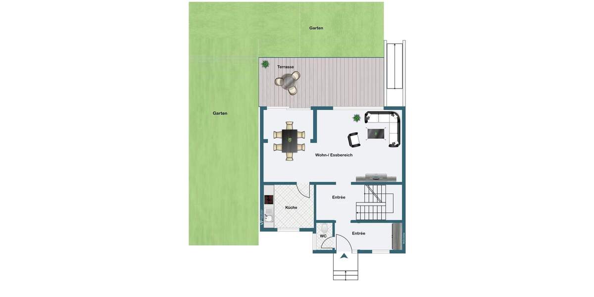 Reihenendhaus Frankfurt am Main Niederursel - 3 Zimmer, 104 m&sup2;, 690.000&euro; | Angebot:23708569