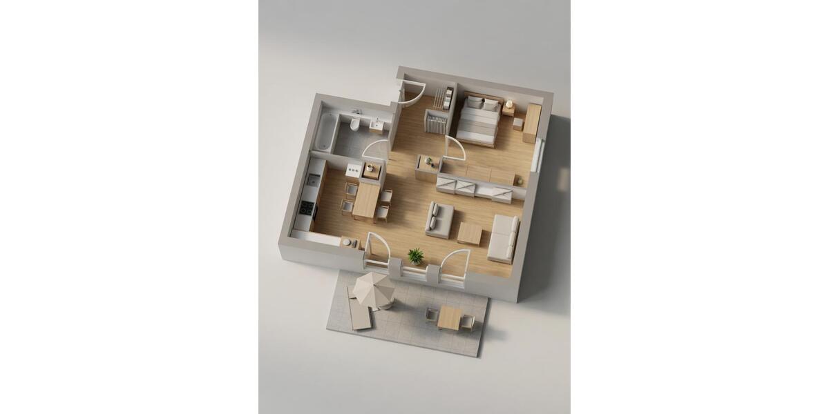 Etagenwohnung Hanau Groß-Steinheim - 2 Zimmer, 64 m&sup2;, 1.080&euro; | Angebot:26406474