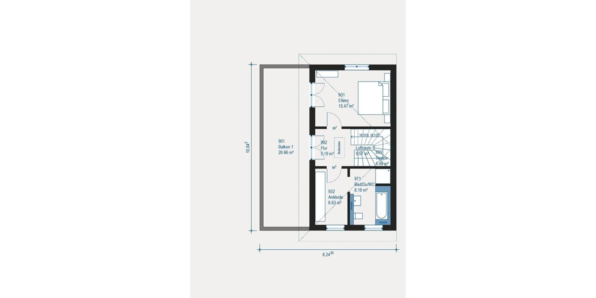 Individuelle DHH mit Terrasse in Mühlheim am Main - Malerfertig inkl Grundstück - Doppelhaushälfte Mühlheim am Main Markwald | Angebot:27377423