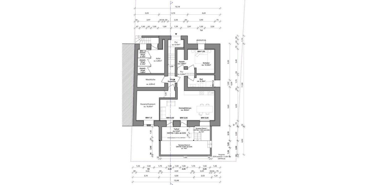 Etagenwohnung Darmstadt Bessungen - 2 Zimmer, 65 m&sup2;, 1.150&euro; | Angebot:26730928