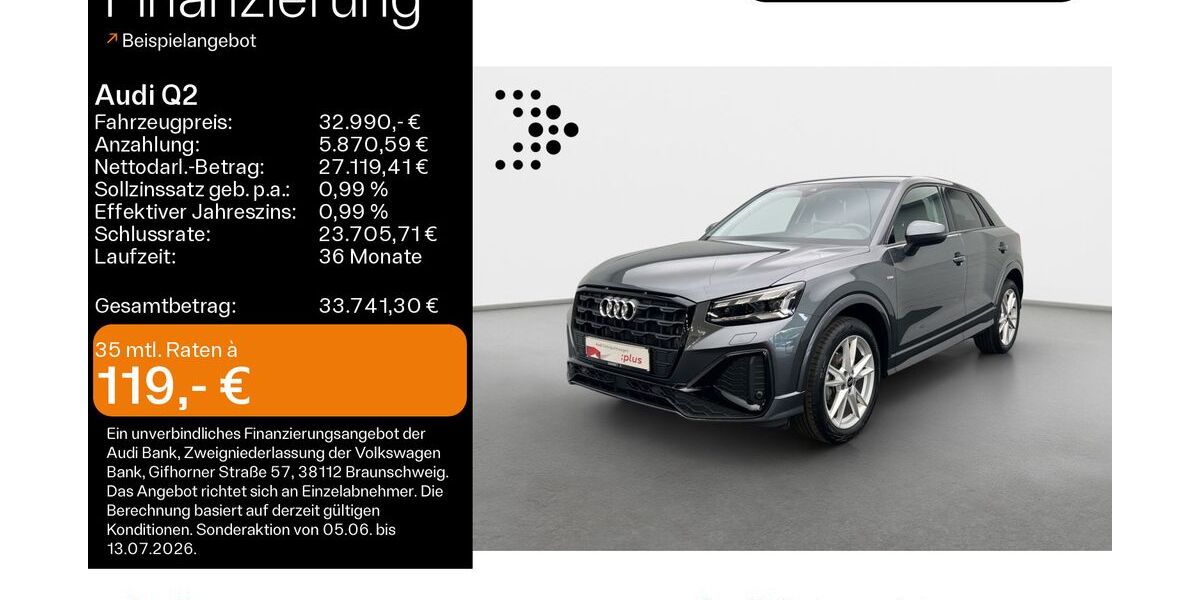 Audi Q2 9.434 km 32.890 &euro; Oberursel 61440