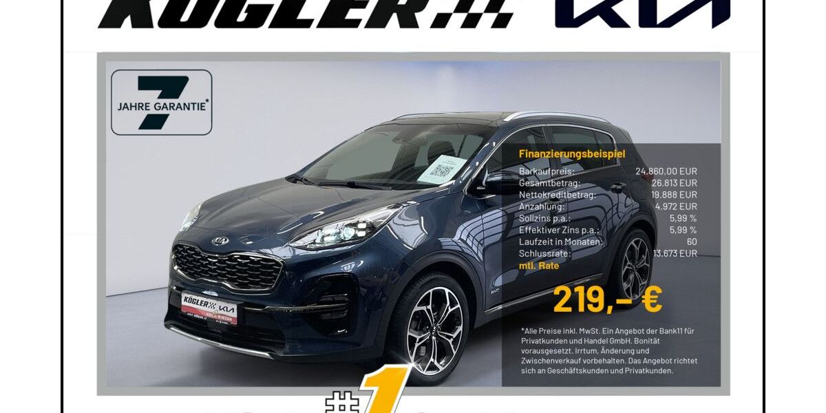 Kia Sportage 45.860 km 24.860 &euro; Rosbach | Frankfurt Nord 61191