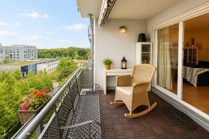 Großzügige 5-Zimmer-Wohnung mit zwei Balkonen in begehrter Lage am Rebstockpark - Wohnung Frankfurt am Main Bockenheim | Angebot:26844880