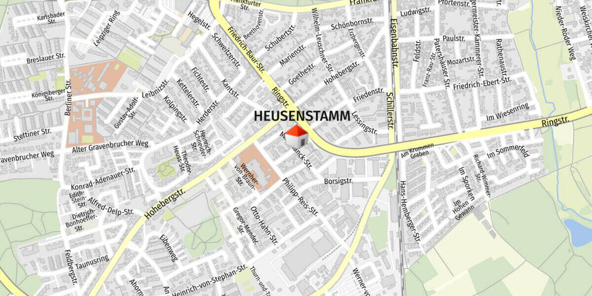 Etagenwohnung Heusenstamm - 3 Zimmer, 73 m&sup2;, 690&euro; | Angebot:25683798