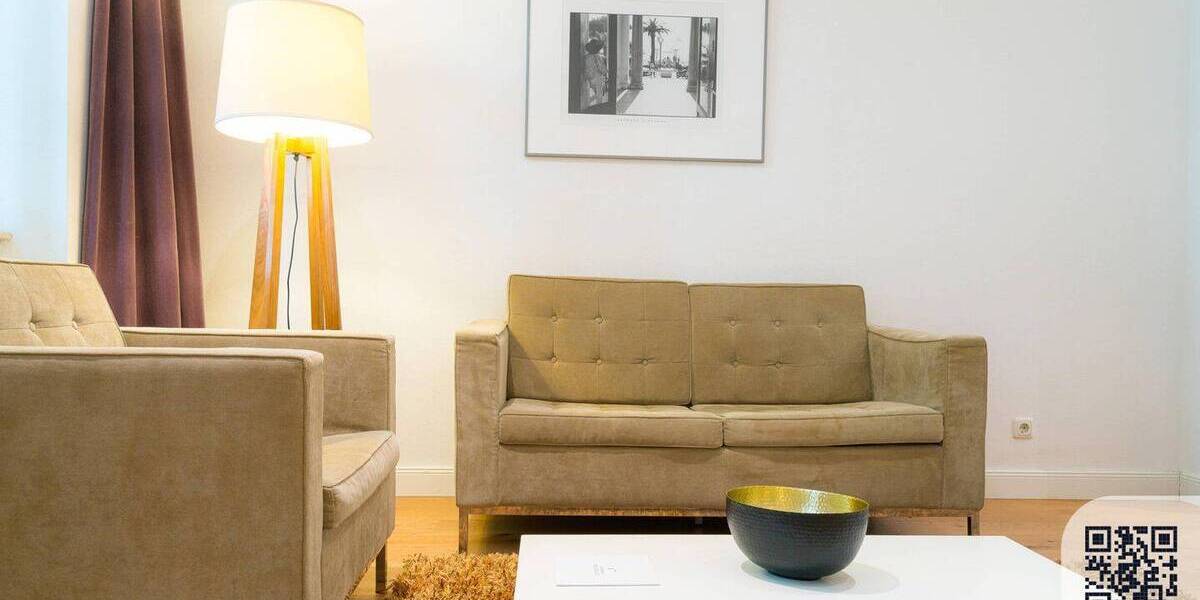 Etagenwohnung Frankfurt am Main Sachsenhausen - 2 Zimmer, 43 m&sup2;, 2.266&euro; | Angebot:25820473