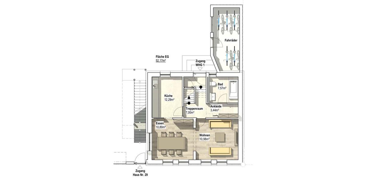 Maisonettenwohnung Frankfurt am Main Innenstadt 2 - 4 Zimmer, 106 m&sup2;, 2.260&euro; | Angebot:25560531