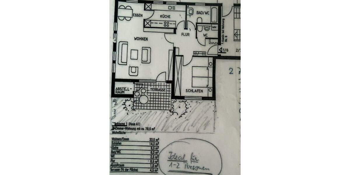 Etagenwohnung Darmstadt Bessungen - 2 Zimmer, 79 m&sup2;, 1.050&euro; | Angebot:24907204