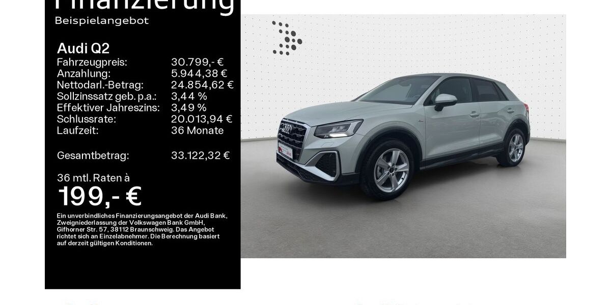 Audi Q2 11.700 km 29.889 &euro; Hanau 63452