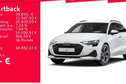 Audi A3 7.473 km 39.850 &euro; Frankfurt am Main 60314