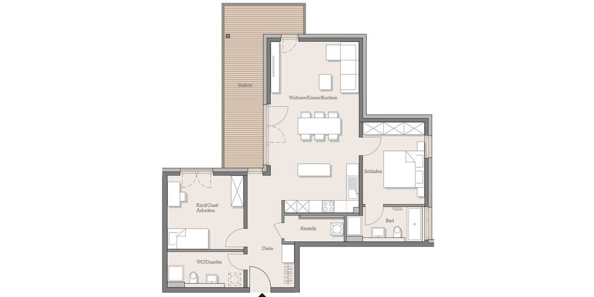 Etagenwohnung Hanau-Steinheim Steinheim - 3 Zimmer, 96 m&sup2;, 538.900&euro; | Angebot:25704377