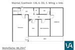 Etagenwohnung Maintal - 3 Zimmer, 88 m&sup2;, 1.039&euro; | Angebot:26209848