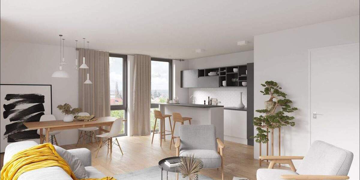 Genehmigtes Projekt für 74 Wohnungen im Stadtkern Babenhausen zimmer