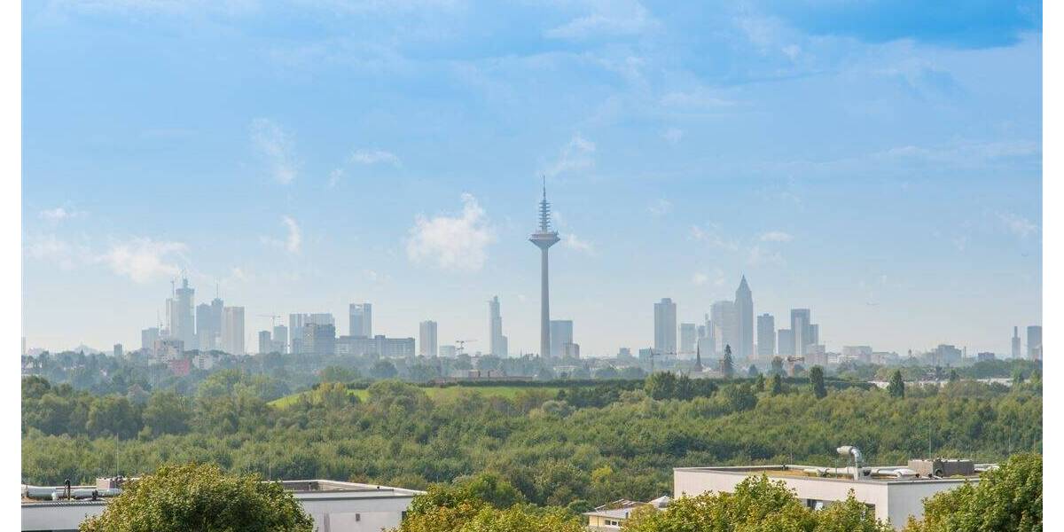 Moderne 3-Zimmerwohnung mit Panorama Skylineblick, EBK, Kellerabteil und TG-Platz! 3 zimmer