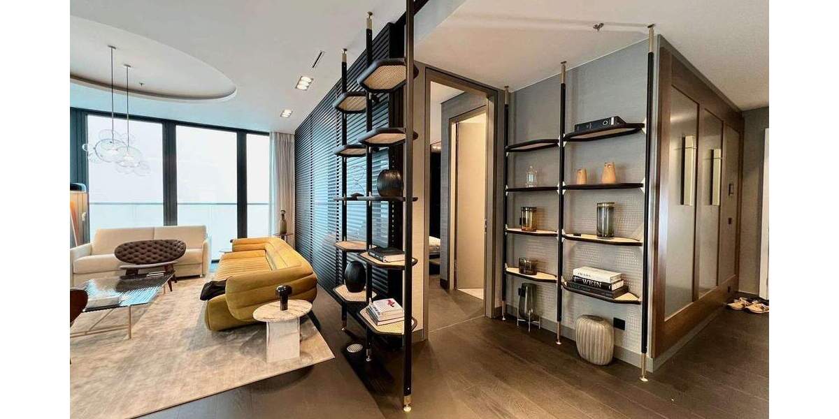 Ganz oben wohnen: Exklusive Designwohnung im 44. Stock des Grand Towers - Erstbezug! 2 zimmer
