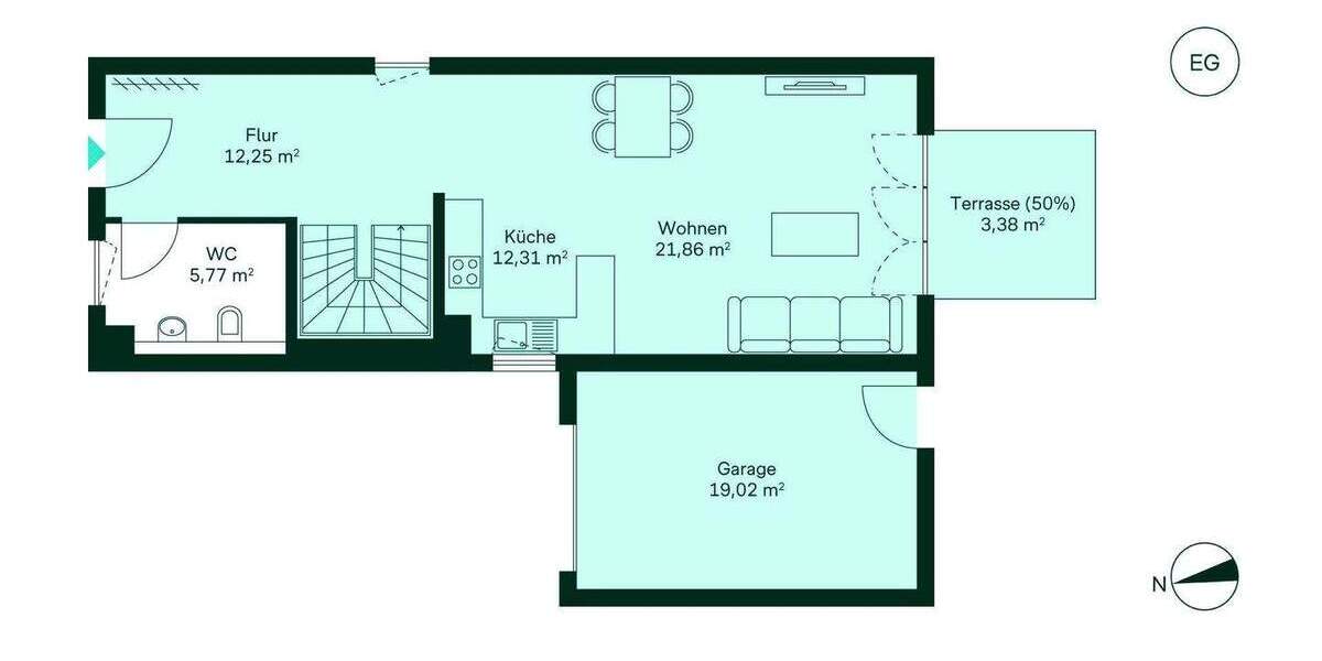 Reihenmittelhaus Langen - 5 Zimmer, 156 m&sup2;, 874.900&euro; | Angebot:25731231